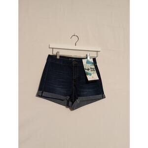 BBJ NWT Boom Boom Jeans denim shorts dark wash womens juniors medium